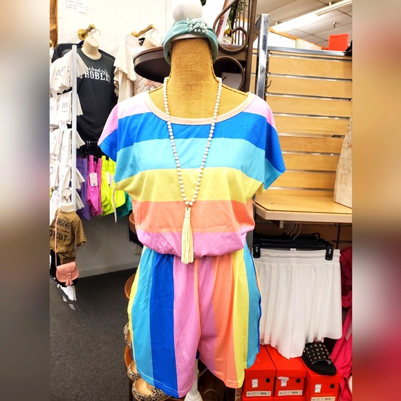 Color block romper - Picture 3 of 4